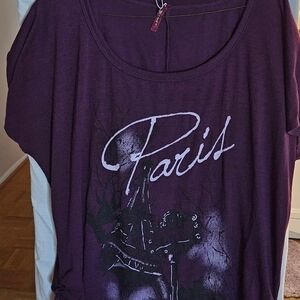 Miss Royal T Purple Paris T Shirt XL
